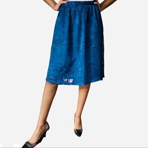 Forever 21 Floral Print Skirt with Slip